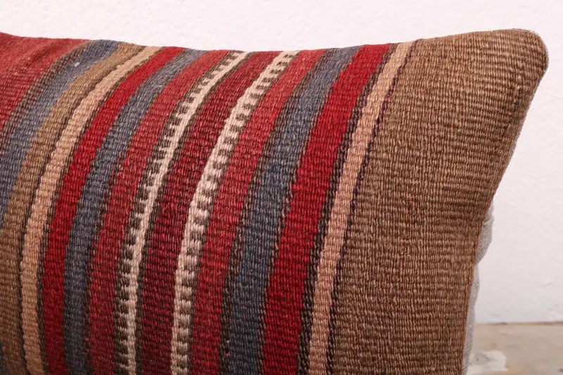 12x24 Red Cushion Case, Traditional Pillow Sham, Gift Pillow, Rustic Pillow Cover, Boho Pillow, Pillow, Boho Pillow Sham Cover, Customized Cushion - 5