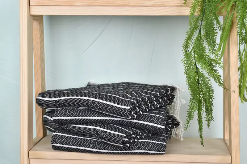 Memorial Gift, Scarf Towel, Mexico Bachelorette Party Gifts, Quick-Dry Beach Towel, 70x40 Cotton Striped Towel, Turkish hand towel, Fouta towel - 7