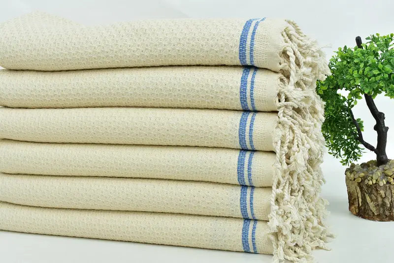 Bridal Gifts, Eco-friendly Turkish peshtemal towel, Spa Towel, Cotton towel, 68x36 Cotton Striped Towel, Custom Towel, Personalized Wedding Gift - 3