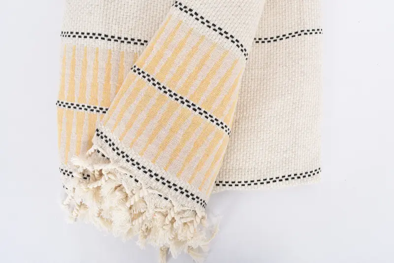 Personalized Gifts, 104x96 Cotton Striped Towel, Bridal Shower Gift, Extra Large Tablecloth, Best Friend Gift Ideas, Throw Blanket Couch - 8