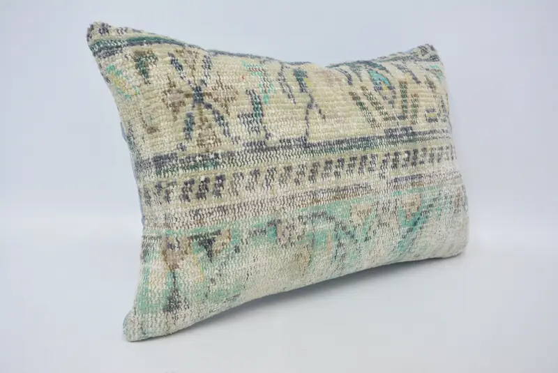 Interior Designer Pillow, Cushion Cover, Pastel Pillow Case, Traditional Pillow Case, Kilim Pillow Cover, Gift Pillow, 16x24 Beige Cushion Cover - 3
