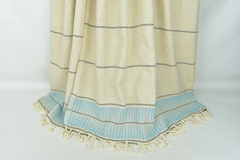104x96 Cotton Striped Towel, Valentine Day Gift For Her, Personalized Blanket, Bridal Shower Gift, Shower Curtain, Wedding Favors, Bridal Gifts - 8