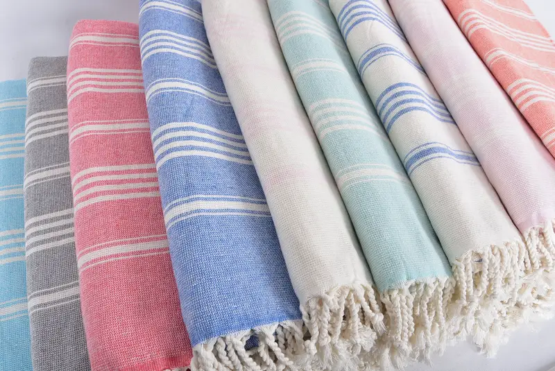70x40 Cotton Striped Towel, Bachelorette Party Favor, Organic Turkish towel, Best Friend Gift, Gift For Wedding Day, Personalized Wedding Gift - 6