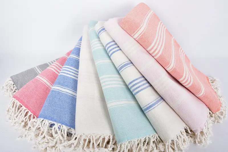 70x40 Cotton Striped Towel, Bachelorette Party Favor, Organic Turkish towel, Best Friend Gift, Gift For Wedding Day, Personalized Wedding Gift - 4
