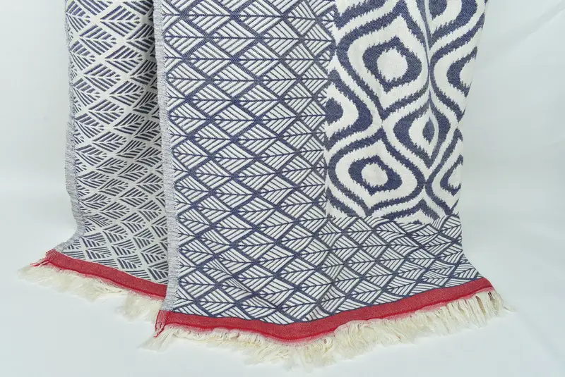 Throw Blanket, 68x50 Cotton Diamond Towel, Grandma Gift, Turkish Throw Blanket, Personalized Blanket, Throw Blanket Couch, Spooky Bachelorette Party - 8