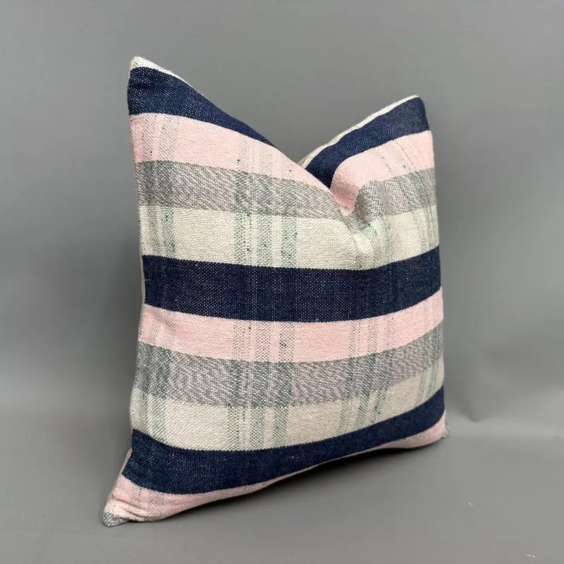 18x18 Pink Pillow Case, Ikat Pillow Case, Ethnical Kilim Rug Pillow, Garden Cushion Case, Boho Pillow, Sofa Cushion Case, Gift Pillow, Cushion Case - 2
