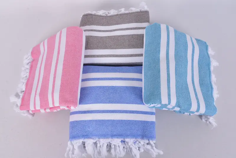 68x36 Cotton Striped Terry Towel, Absorbent towel, Best Friend Gift, Valentines Day Gift For Him, Personalized Wedding Gift, Beach Towel Bulk - 6