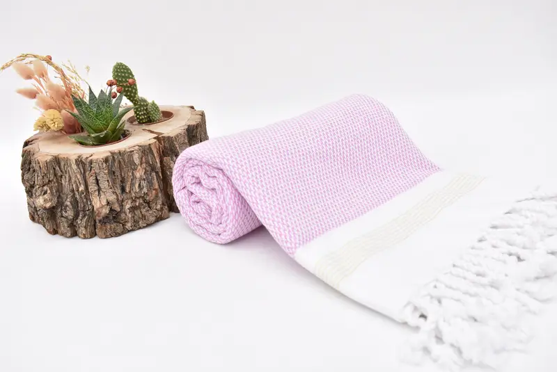 Sand-resistant Turkish towel for the beach, Custom Towel, Anniversary Gift For Her, Housewarming Gift, 70x40 Cotton Striped Towel, Bath towel - 7