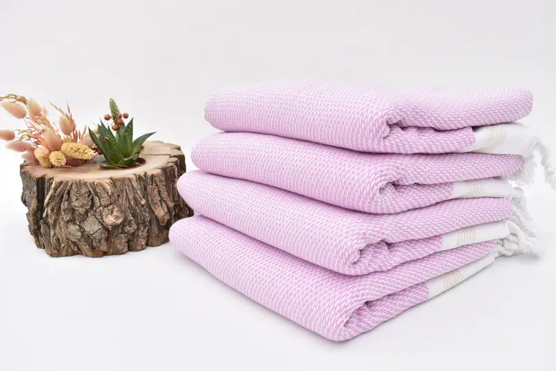 Sand-resistant Turkish towel for the beach, Custom Towel, Anniversary Gift For Her, Housewarming Gift, 70x40 Cotton Striped Towel, Bath towel - 2