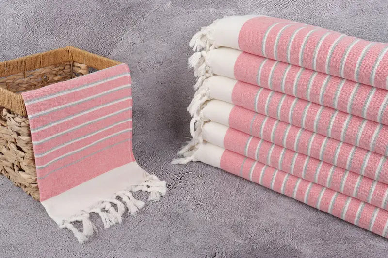 Gift For Coworker, Turkish Towel Hand Towel, Personalized Gift, Bachelorette Party Gifts Bridesmaids, Wedding Gift, 36x18 Cotton Striped Terry Towel - 3