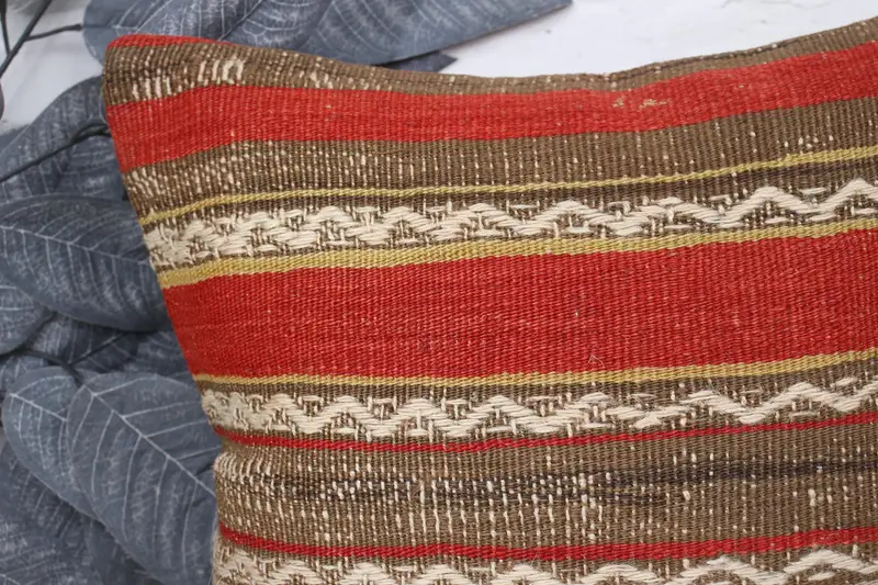 Cushion, Muted Pillow Sham, Gift Pillow, Handmade Kilim Cushion, Interior Designer Pillow, 14x14 Beige Pillow Case, Outdoor Patio Cushion Case - 2