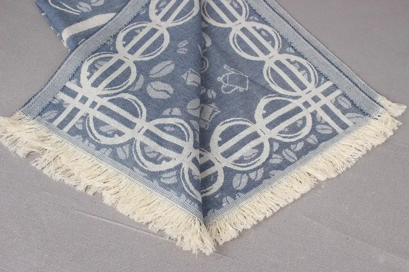Monogram Kitchen Towel, Personalized Hand Towel, Bachelor Gifts, 28x20 Cotton Coffee Patterned Towel, Turkish Towel Monogram, Turkish Hand Towel - 8