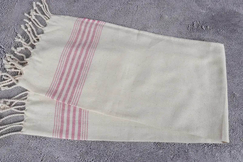 Bathroom Hand Towel, Personalized Gift, 36x18 Linen Striped Towel, Monogram Kitchen Towel, Turkish Towel Hand Towel, Housewarming Gift, Summer Gift - 6