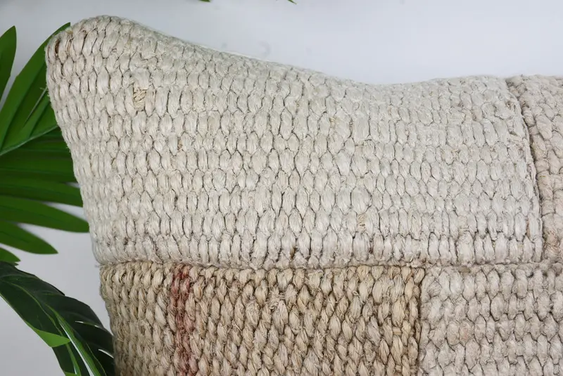 Garden Cushion Cover, Floor Cushion Cover, Kilim Pillow Cover, 16x16 White Pillow Case, Cushion, Home Decor Pillow, Vintage Pillow - 2