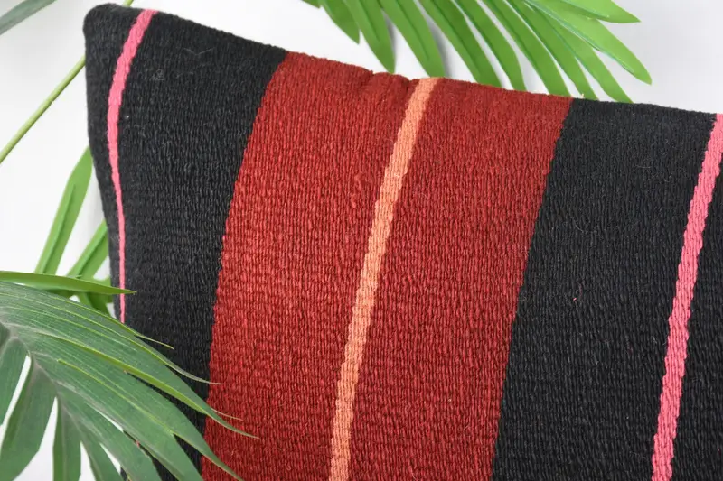 Interior Designer Pillow, Bright Pillow Sham, Kilim Cushion Sham, Home Decor Pillow, 16x48 Brown Cushion, Pillow Case, Pet Cushion Cover - 2