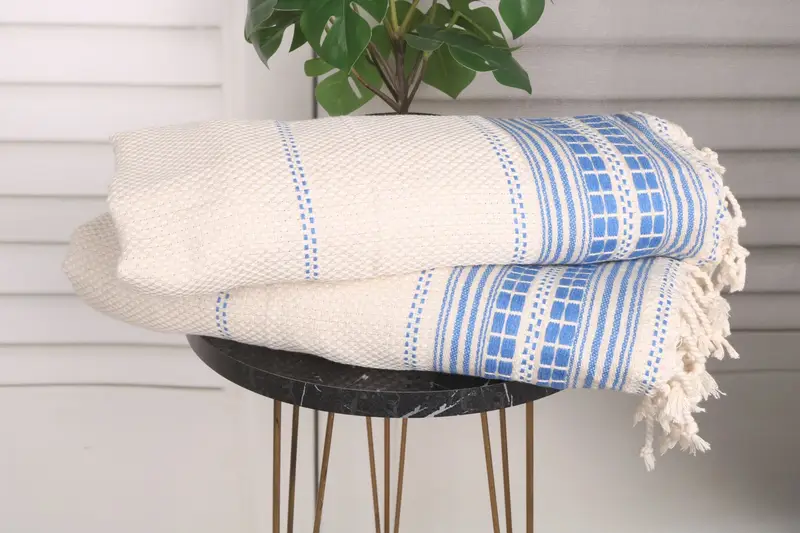 40x20 Linen Striped Towel, Custom Hand Towel, Grandma Gift, Monogram Kitchen Towel, Personalized Hand Towel, Monogram Towels, Gift For Wedding Day - 3