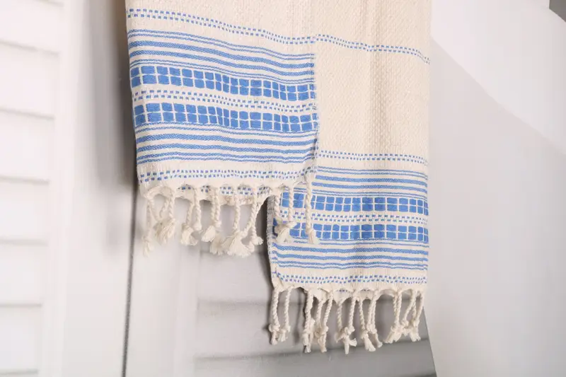 40x20 Linen Striped Towel, Custom Hand Towel, Grandma Gift, Monogram Kitchen Towel, Personalized Hand Towel, Monogram Towels, Gift For Wedding Day - 8