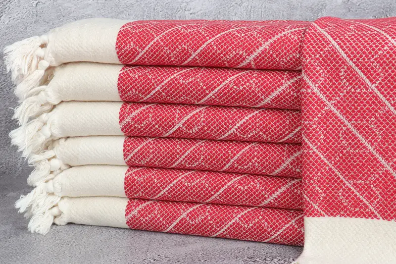 Custom Hand Towel, Personalized Wedding Gift For Couple, Gym Towel, Monogrammed Hand Towel, 36x18 Cotton Geometric Towel, Personalized Kitchen Towel - 1