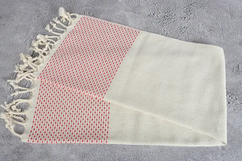 Bridesmaid Proposal Gift, Organic Tea Towel, Wedding Gift, Beach Theme Wedding Gift, 40x20 Cotton Polka Dot Towel, Wedding Favors, Kitchen Towel - 6