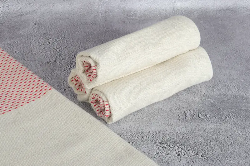 Bridesmaid Proposal Gift, Organic Tea Towel, Wedding Gift, Beach Theme Wedding Gift, 40x20 Cotton Polka Dot Towel, Wedding Favors, Kitchen Towel - 8