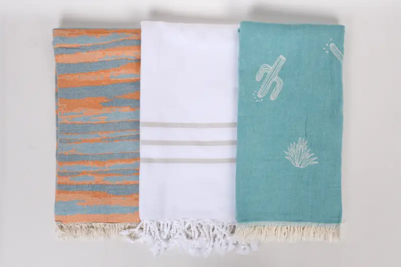 Decorative Towel, Bridal Shower Gifts, Bachelorette Favors Beach, Turkish bath towel, Gift For Him, 70x40 Cotton Set of 8 Towel, Beach Towel Gift - 7
