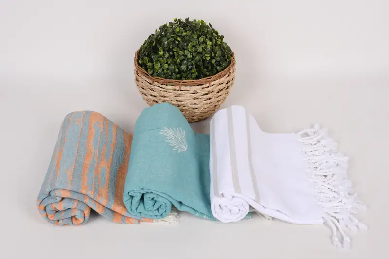 Decorative Towel, Bridal Shower Gifts, Bachelorette Favors Beach, Turkish bath towel, Gift For Him, 70x40 Cotton Set of 8 Towel, Beach Towel Gift - 8