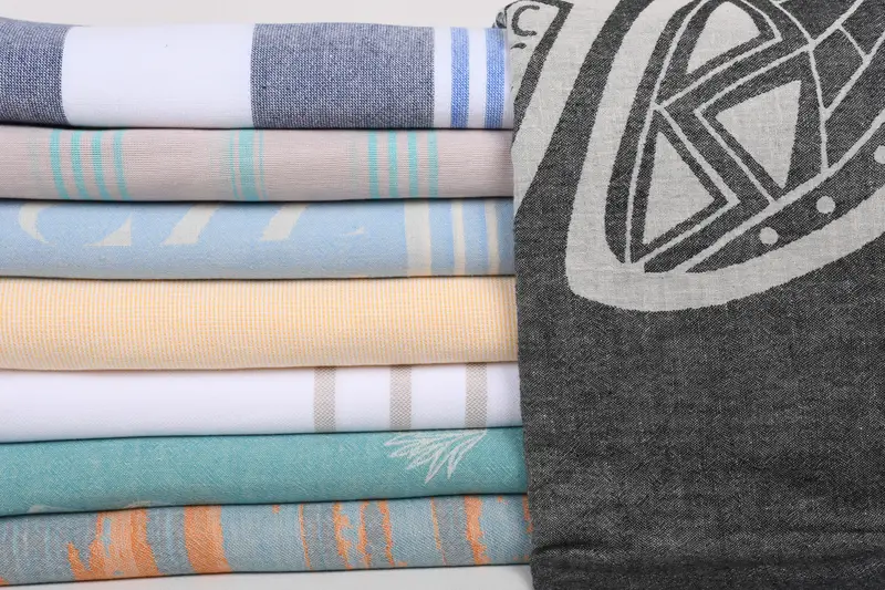 Decorative Towel, Bridal Shower Gifts, Bachelorette Favors Beach, Turkish bath towel, Gift For Him, 70x40 Cotton Set of 8 Towel, Beach Towel Gift - 1