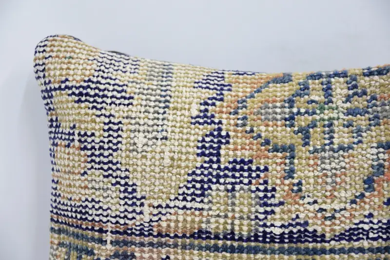 Vintage Pillow, Gift Pillow, Turkish Rugs Cushion Cover, Cushion Cover, Boho Pillow Sham Cover, Pattern Throw Pillow Case, 12x12 Beige Pillow Sham - 2