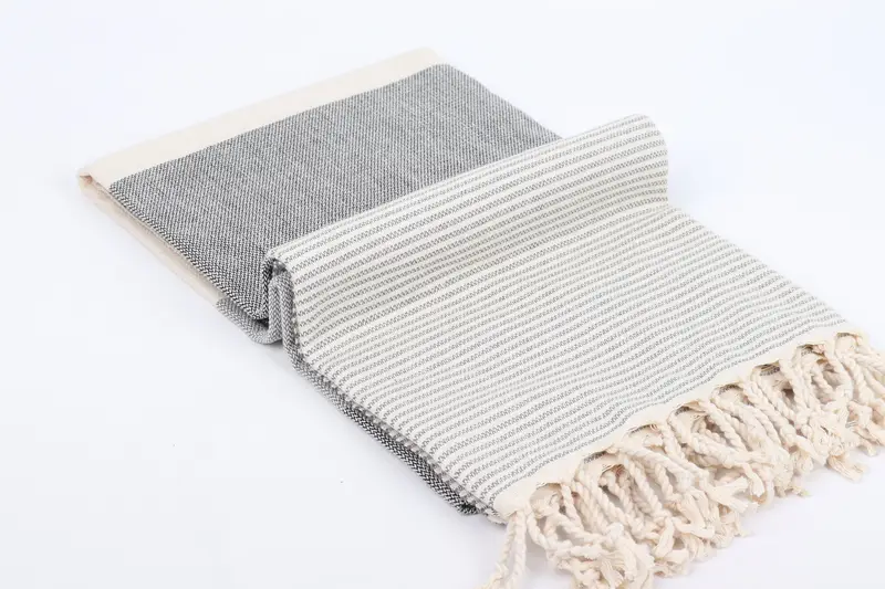 70x40 Cotton Striped Towel, Cute Beach Towel, Fouta towel, Unique Gift, Bachelor Towel, Quick-Dry Beach Towel, Custom Wedding Towel, Gift For Him - 6