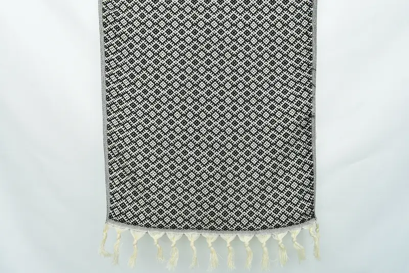 Düğün iyilikleri, onur hizmetçisi hediye, düğün eli hediye, havlu adlı havlu, 38x20 pamuklu elmas havlu, nedime hediyeleri, monogramlı el havlu - 8