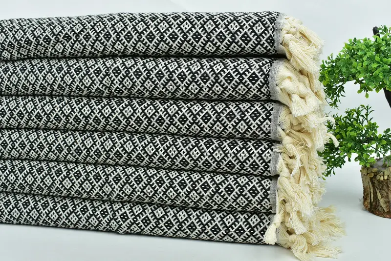 Düğün iyilikleri, onur hizmetçisi hediye, düğün eli hediye, havlu adlı havlu, 38x20 pamuklu elmas havlu, nedime hediyeleri, monogramlı el havlu - 3
