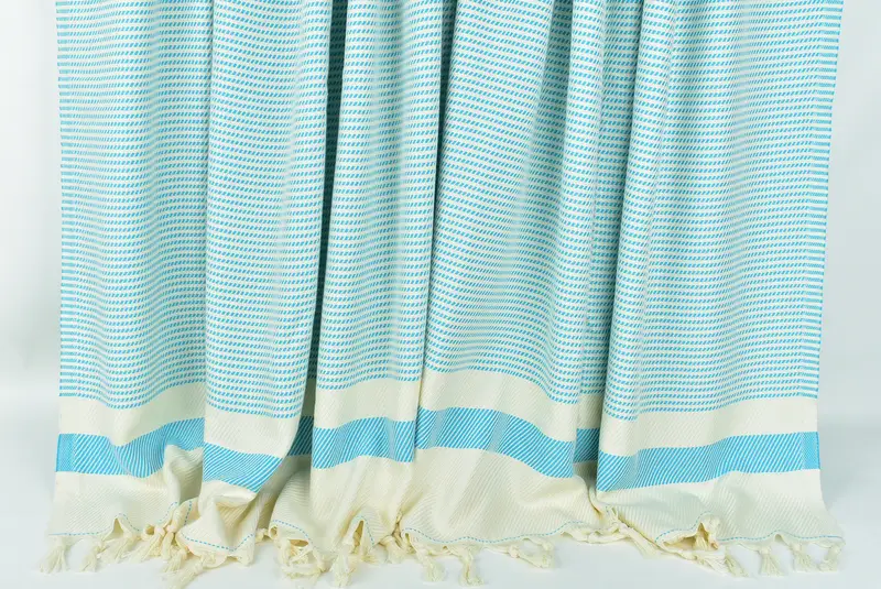 88x80 Cotton Striped Towel, Custom Wedding Gifts, Gift For Wedding Day, Handmade Gift, Bridesmaid Gifts, Personalized Blanket, Girl Trip Party Favor - 8