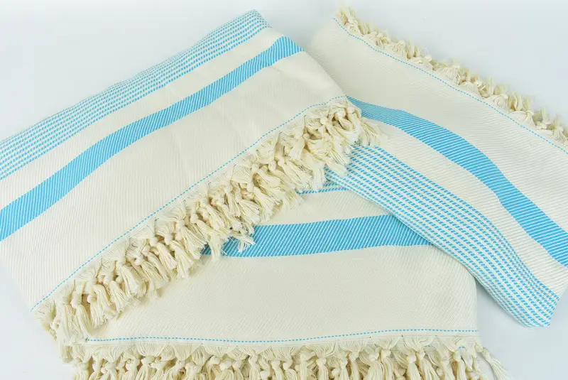 88x80 Cotton Striped Towel, Custom Wedding Gifts, Gift For Wedding Day, Handmade Gift, Bridesmaid Gifts, Personalized Blanket, Girl Trip Party Favor - 6