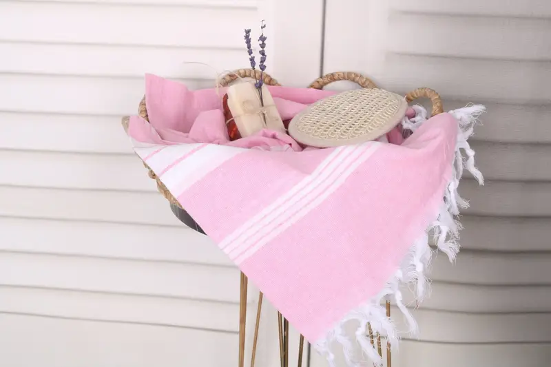 Spa Towel, 68x36 Cotton Striped Towel, Memorial Gift, Monogram Beach Towel, Organic towel, Antibacterial Turkish peshtemal towel, Home Decor Gifts - 2