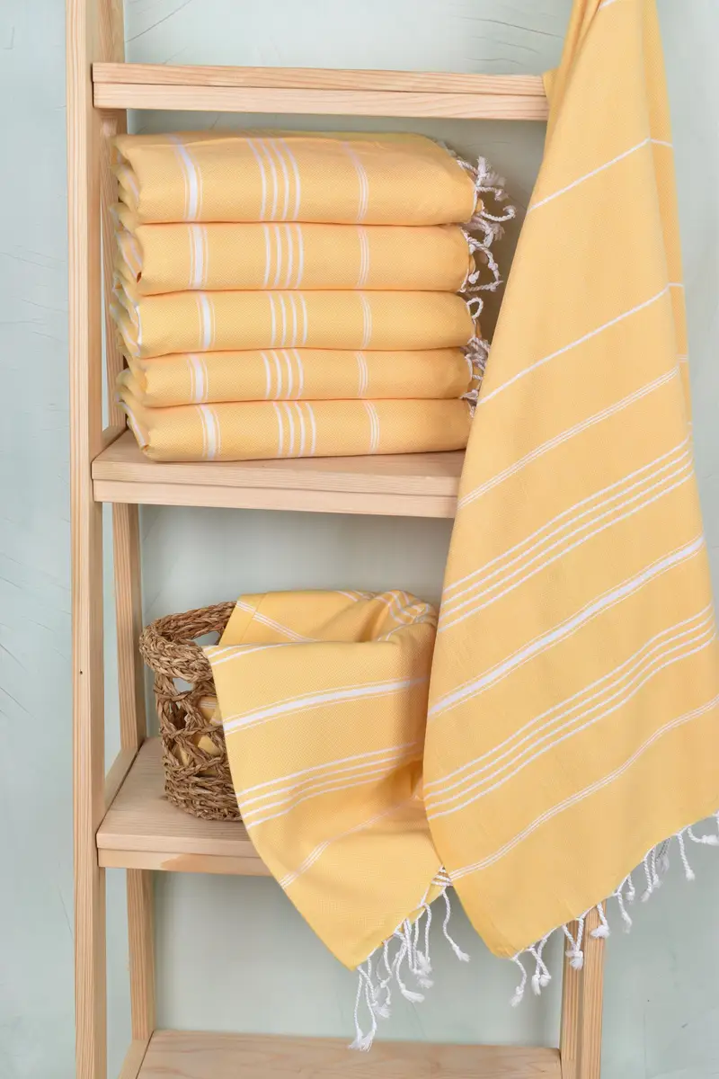 Custom Bath Towel, Gift For Him, Lightweight towel, Beach Size Towel, Travel Towel, Christmas Gift, Organic towel, 70x40 Cotton Striped Towel - 3