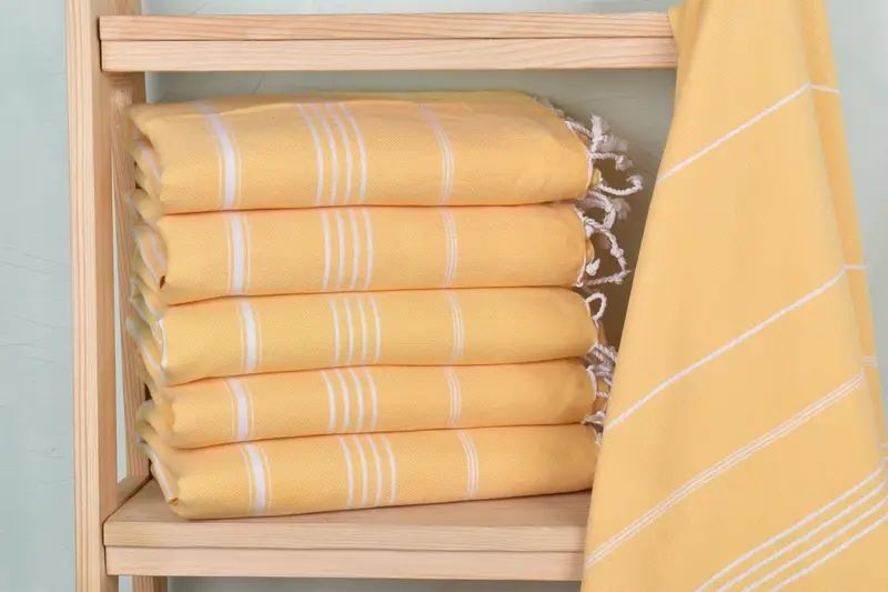 Custom Bath Towel, Gift For Him, Lightweight towel, Beach Size Towel, Travel Towel, Christmas Gift, Organic towel, 70x40 Cotton Striped Towel - 2