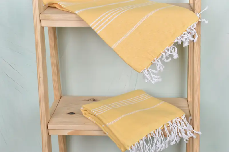 Custom Bath Towel, Gift For Him, Lightweight towel, Beach Size Towel, Travel Towel, Christmas Gift, Organic towel, 70x40 Cotton Striped Towel - 5