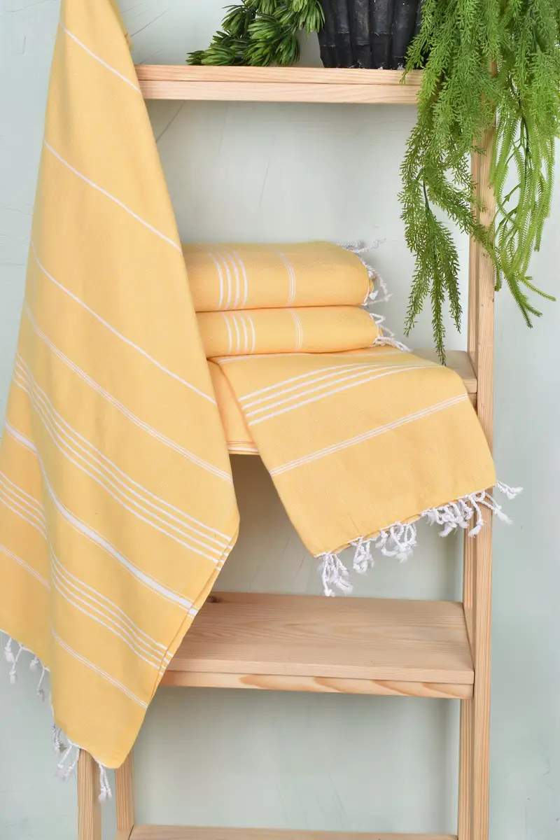 Custom Bath Towel, Gift For Him, Lightweight towel, Beach Size Towel, Travel Towel, Christmas Gift, Organic towel, 70x40 Cotton Striped Towel - 6