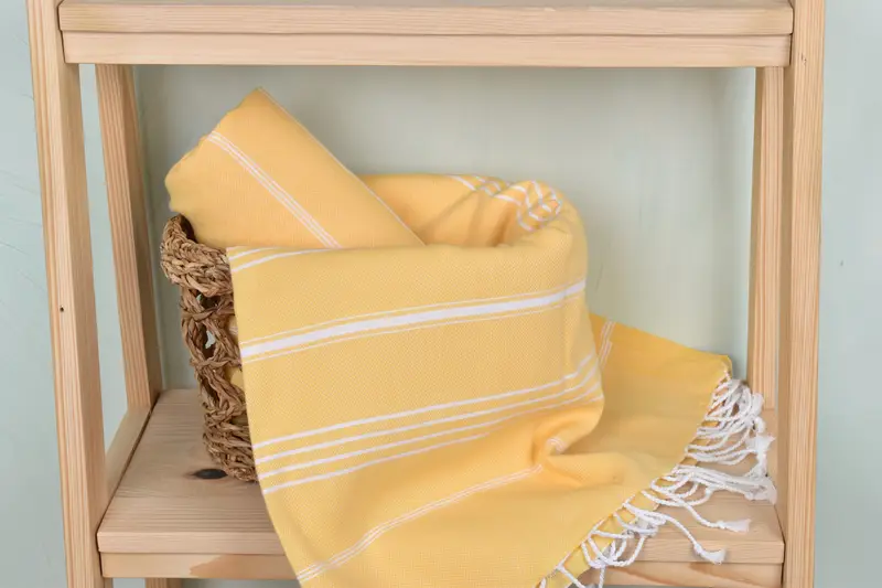 Custom Bath Towel, Gift For Him, Lightweight towel, Beach Size Towel, Travel Towel, Christmas Gift, Organic towel, 70x40 Cotton Striped Towel - 4