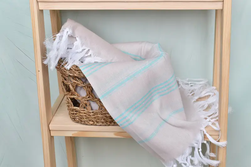 Bachelorette Party Favor, 70x40 Cotton Striped Towel, Absorbent towel, Bachelorette Party Gifts, Gifts For Him, Handwoven Turkish bath towel - 4