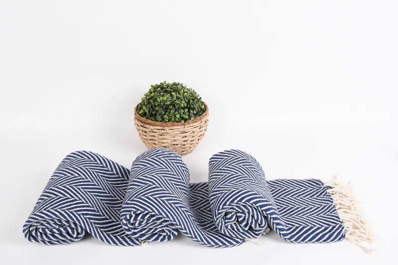 Peshtemal, Family Gift Basket, Soft towel, 70x40 Cotton Striped Towel, Yoga Towel, Monogrammed Beach Towel, Absorbent Turkish towel, Bachelor Towel - 8