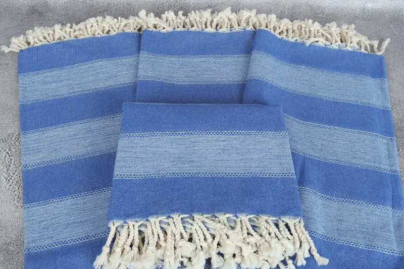 Pool Towels, Hammam Towel USA, Custom Gift, Bridesmaid Gift, 68x36 Cotton Striped Towel, Custom Wedding Gifts, Family Gift, Turkish Beach Towel Bulk - 4