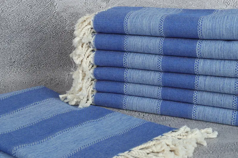 Pool Towels, Hammam Towel USA, Custom Gift, Bridesmaid Gift, 68x36 Cotton Striped Towel, Custom Wedding Gifts, Family Gift, Turkish Beach Towel Bulk - 2