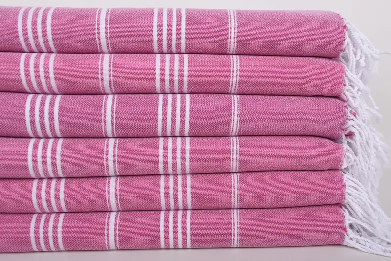 Bio -Handtuch, Bio -Strandtuch, monogrammiertes Strandtuch, personalisiertes Geschenk, Hochzeitsgeschenke Handtuch, Sticktücher, 70x40 Baumwollstreifentuch - 3