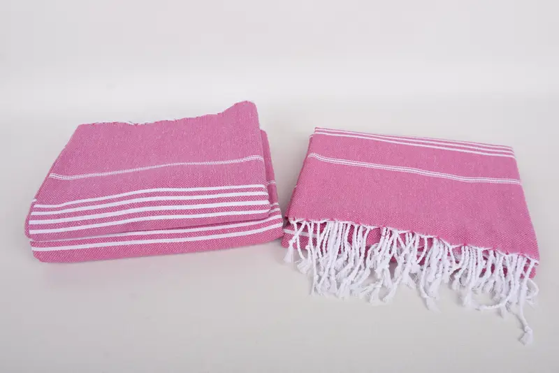 Bio -Handtuch, Bio -Strandtuch, monogrammiertes Strandtuch, personalisiertes Geschenk, Hochzeitsgeschenke Handtuch, Sticktücher, 70x40 Baumwollstreifentuch - 7