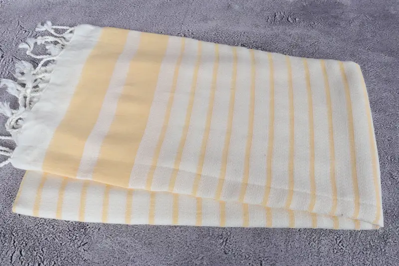Travel towel, Employee Gifts, 70x40 Cotton Striped Towel, Sand-free towel, Organic cotton peshtemal for spa and beach, Pool Towels, Home Decor Gifts - 6