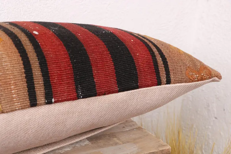 Cushion, Vintage Pillow, 12x36 Red Pillow Sham, Home Decor Pillow, Hippie Throw Cushion Cover, Luxury Cushion Case, Gift Pillow - 6