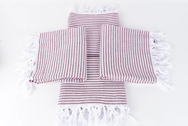 68x36 Cotton Striped Towel, Lightweight towel, Hammam Towel USA, Valentines Gift, Monogram Beach Towel, Organic towel, Bachelorette Beach Towel - 6