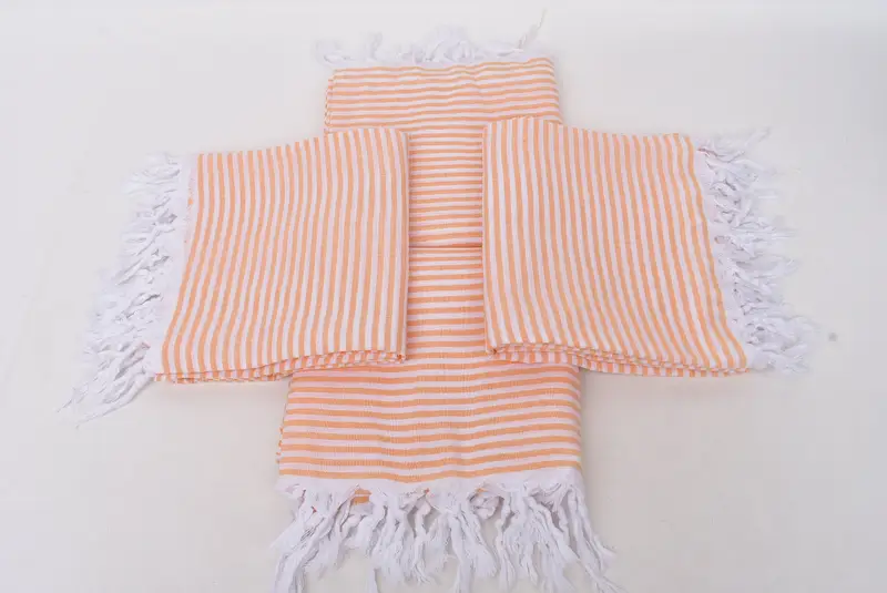 68x36 Cotton Striped Towel, Bachelorette Gifts, Lightweight Turkish towel, Best Friend Christmas Gift, Personalized Bridesmaid Gift, Summer Towel - 6