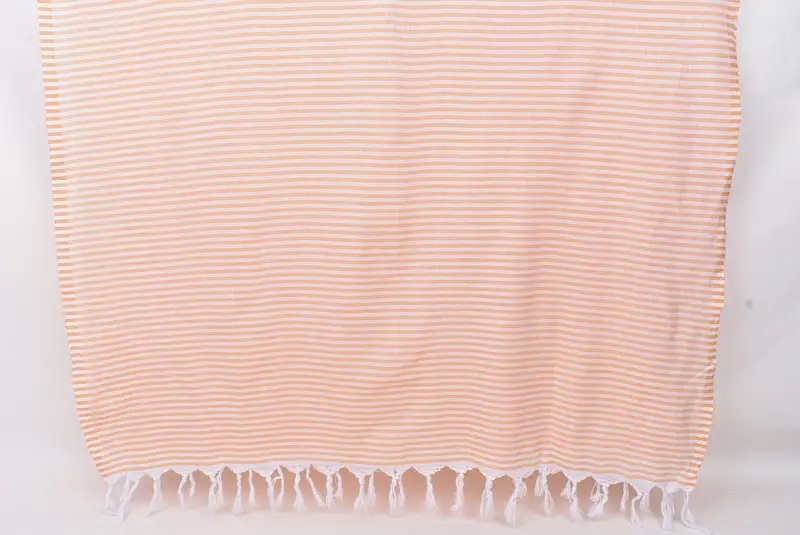 68x36 Cotton Striped Towel, Bachelorette Gifts, Lightweight Turkish towel, Best Friend Christmas Gift, Personalized Bridesmaid Gift, Summer Towel - 8